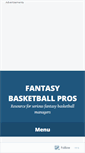 Mobile Screenshot of fantasybasketballpros.com